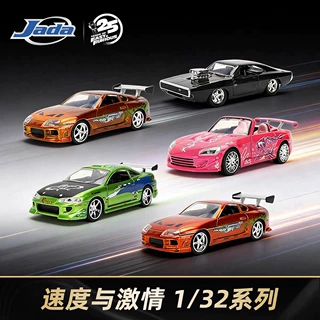 JADA正版速度与激情25周年1:32丰田尼桑道奇仿真合金车模摆件收藏