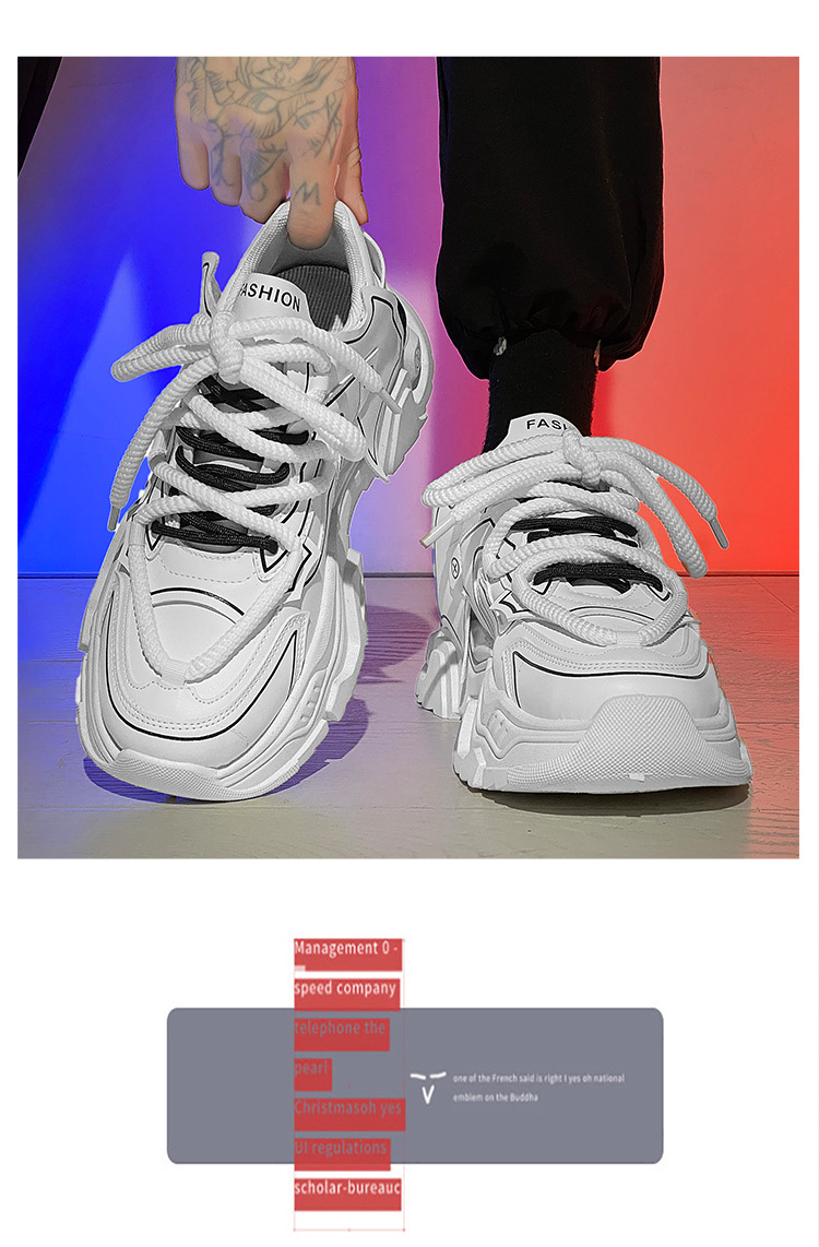 Internet famous men's winter versatile casual leather surface waterproof sports running thick sole height increasing_voghion.com