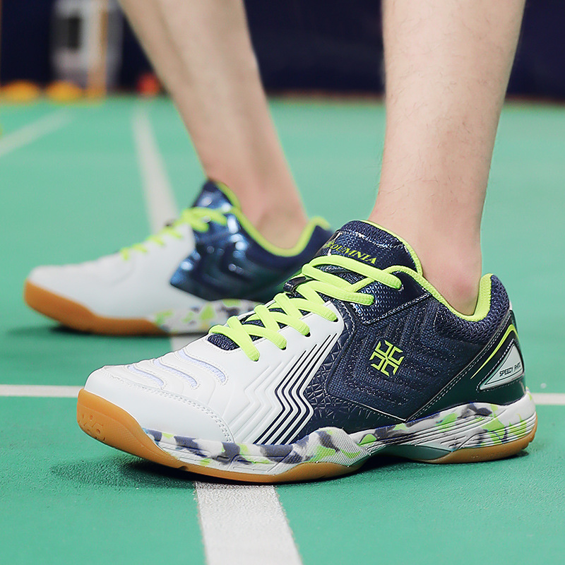 Zapatos de bádminton zapatos de entrenamiento de hombre zapatos de tenis de malla zapatos de ping-pong al por mayor suela de tendón