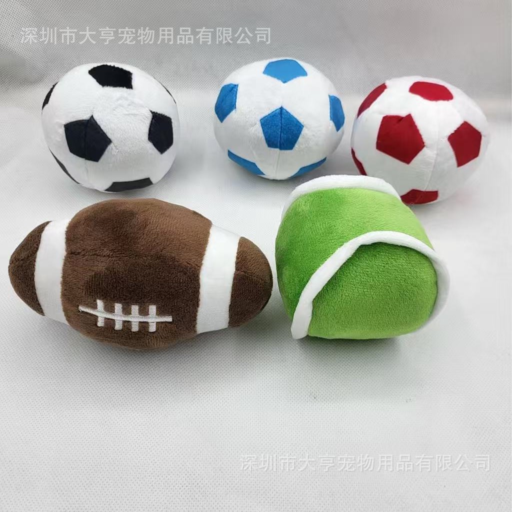 Cross-border Pet Supplies Amazon Dog Bite-resistant Molar Football Baseball Football Cat Dog Toy Pet Toy