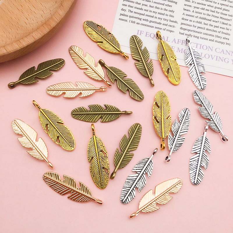 2g Weight Pendant Jewelry Making Type DIY Jewelry Accessories, Necklace Classification 1 Piece Quantity Alloy Material Bag, Tree, Leaves, Wings, Shoe Pattern Plating Design Retro, Simple Style Style 1 Piece Alloy Bag Tree Leaves Pendant DIY Jewelry Accessories Necklace 5