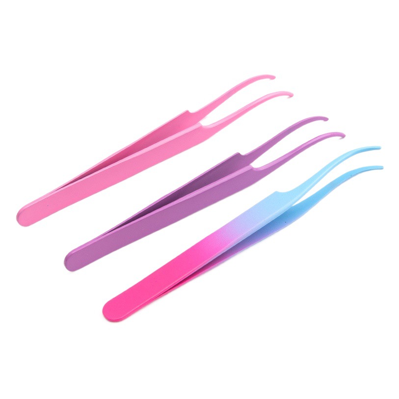 Factory Direct supply arc eyelash beauty tool eyelash curler eyelash tweezers false eyelash aid makeup tool