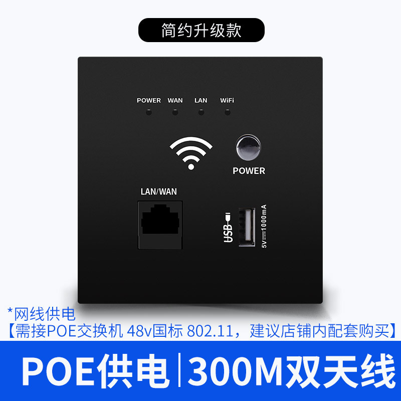 Upgraded Black-POE Powered