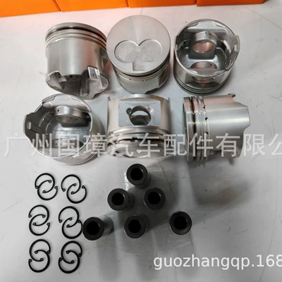 Piston, piston ring, piston pin engine repair parts including piston