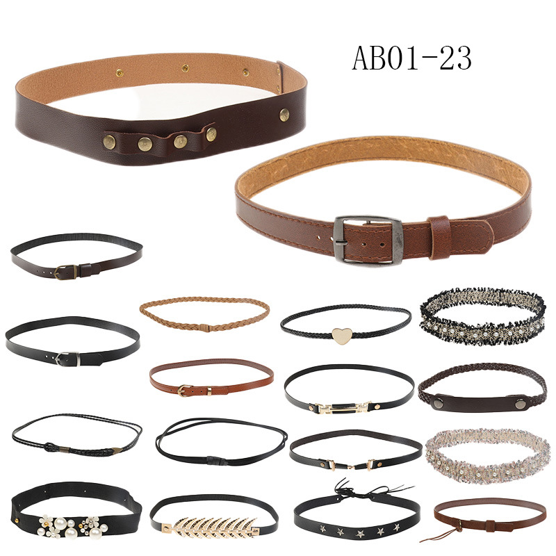 New hat decoration strap made of woven hemp rope and leather collar accessory suitable for various hats, cross-border personalized style