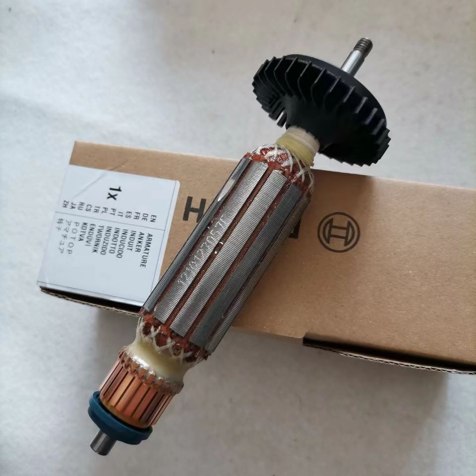 博士角磨机转子GWS7-100/7-125/7-100ET/7-100T马达电机切割机用