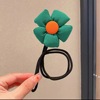 Children's hairgrip, hair accessory, flowered