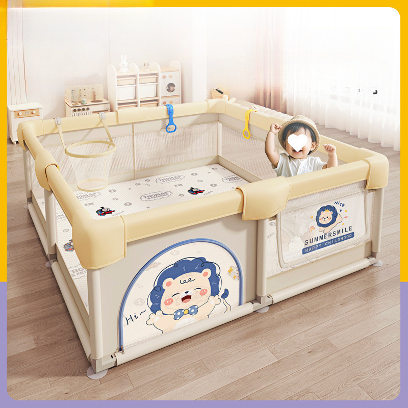 Baby Fence Game Floor Guardrail Children's Indoor Crawling Home Toddler Fence Baby Crawling Mat