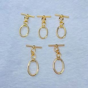 Color retention CC Gold otbuckle, bracelet necklace connection buckle, light gold otbuckle jewelry accessories, wholesale otbuckle