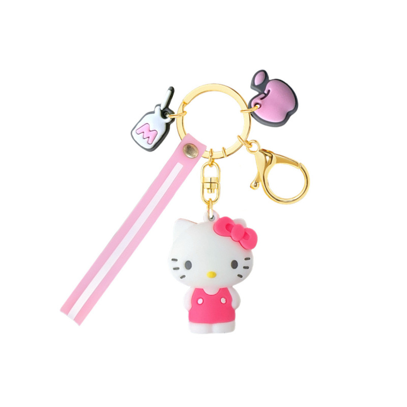 かわいい漫画サンリオキーホルダー卸売小物カップル車の小さなギフトクロミキーホルダーペンダント|undefined