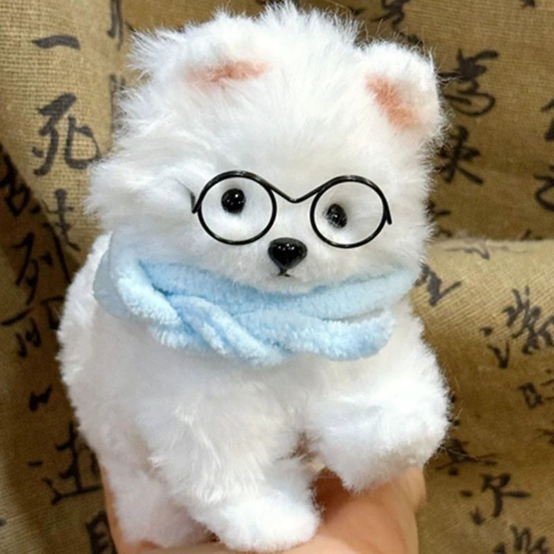 # ウサギの毛ツイストスティック子犬ボーダーコリー手作り diy 完全な材料パッケージ太いぬいぐるみ完成品女の子のおもちゃ|undefined