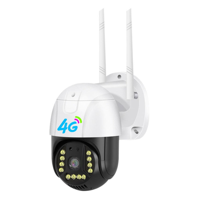 V380 vigilancia 4G cámara inalámbrica HD visión nocturna a todo color Smart Home Monitor al aire libre bola giratoria máquina