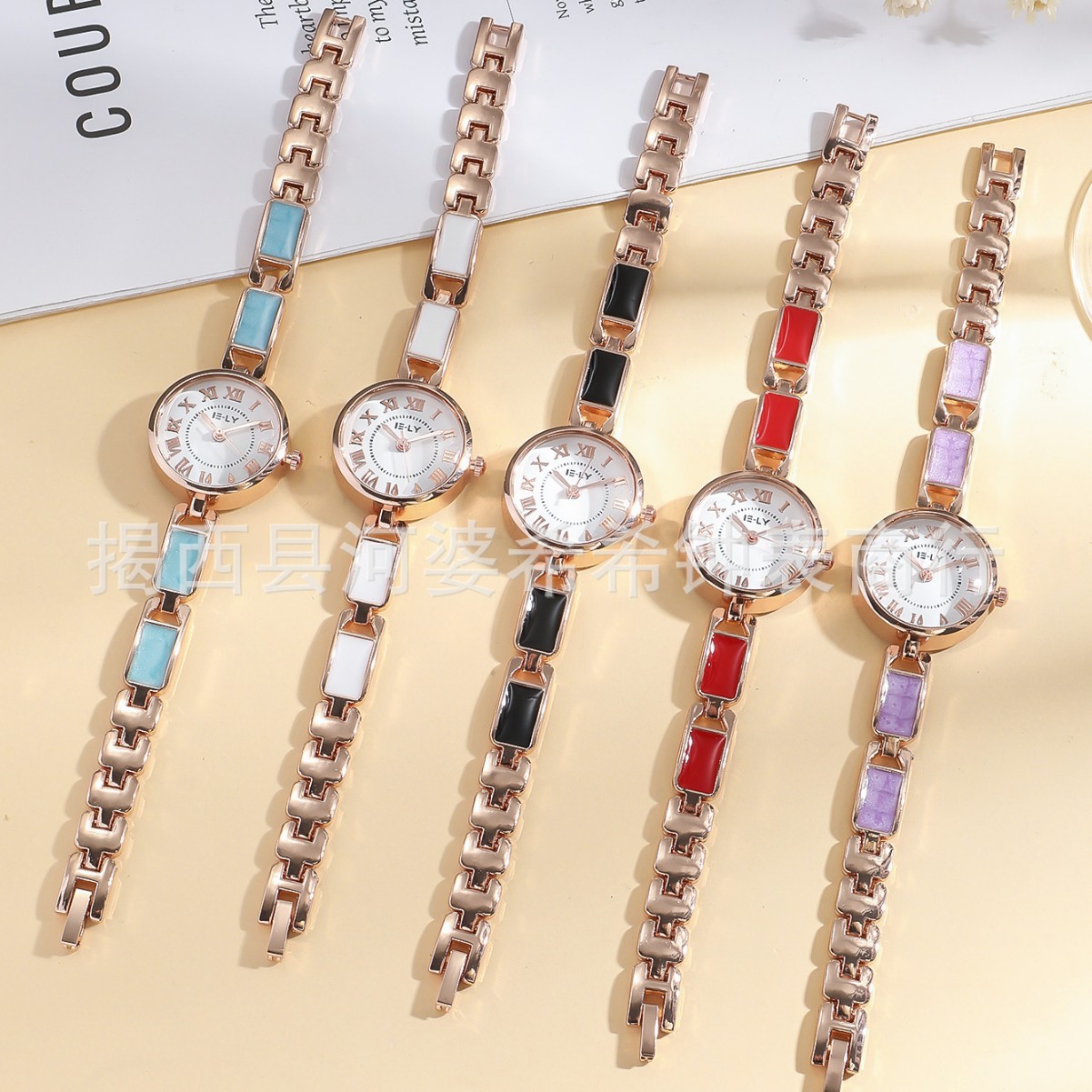 ELY Brand Watch Mori Roman Dial Bracelet Watch Korean Style Simple Small All-Match Cute Xiaoqing Women