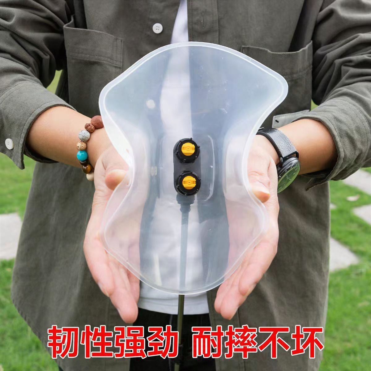 Pulverizador eléctrico agrícola, protector contra el viento transparente, rociador, herbicida, protector, rociador atomizado ajustable