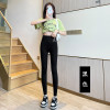 Nine points black flying pants (spring and autumn thin)