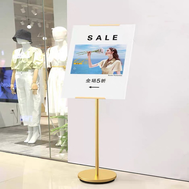 Poster Advertising Retractable Stand, Shopping Mall Entrance Recruitment Billboard, Kt Board Display Stand with Adjustable Angle Poster Advertising Retractable Stand, Shopping Mall Entrance Recruitment Billboard, Kt Board Display Stand with Adjustable Angle