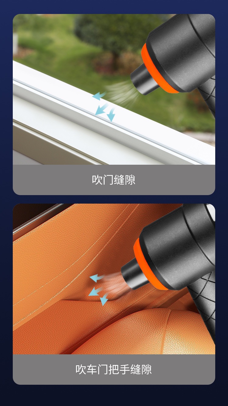 Car Vacuum Cleaner, Wireless Charging for Car Use, High Suction Power for Home Use, Powerful, Small, Handheld, Mini, Portable