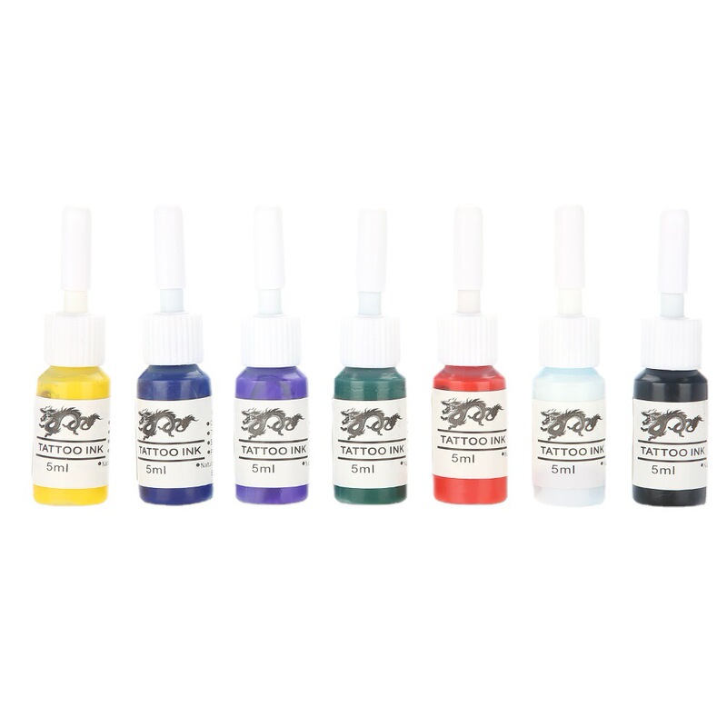 Little Black Dragon practice pigment 5ml little panda tattoo eyebrow tattoo embroidery pigment plant tattoo ink pigment suit