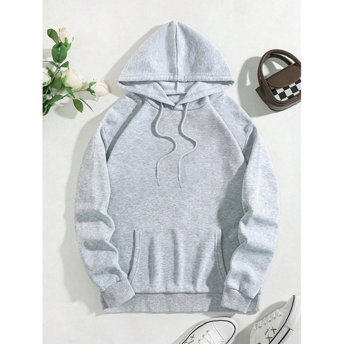 2025 new European and American foreign trade women's sweaters, long-sleeved hooded billiards print, women's casual drawstring hooded sweaters