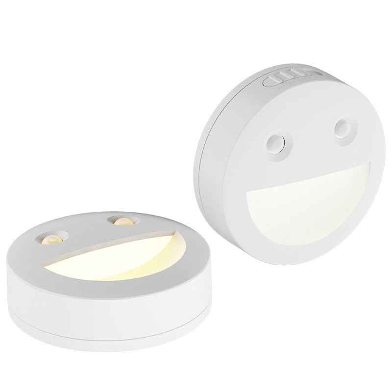 Battery Smiley Smart Induction Night Light LED Cute ins Wind Magnetic Wireless Induction Night Light Battery Smiley Smart Induction Night Light LED Cute ins Wind Magnetic Wireless Induction Night Light