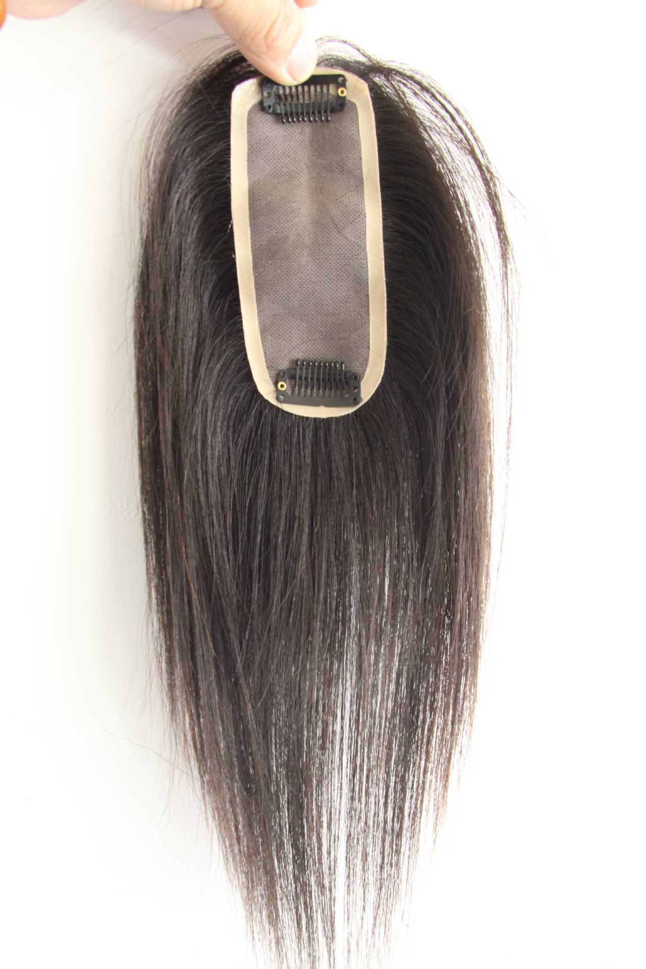 Echthaar Haarteil Mit Pony Zur Abdeckung Von Grauem Haar Volumen_voghion.com