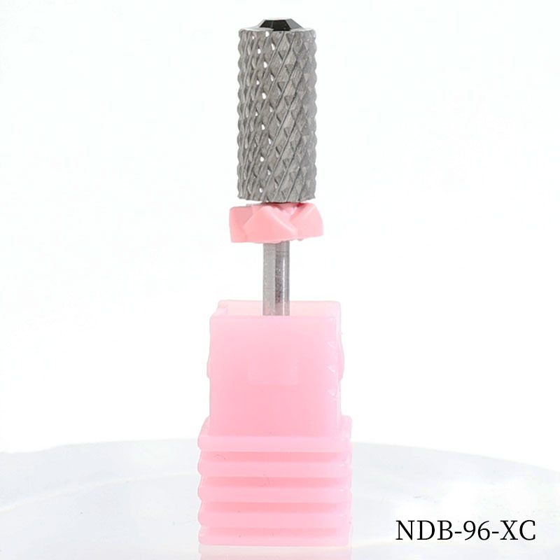 Polizador de uñas general caja de cabeza de molienda para cargar y descargar uñas para eliminar la piel muerta, pulido y limpieza de polvo, pequeño conjunto de bolsillo de acero de tungsteno de color fantasma