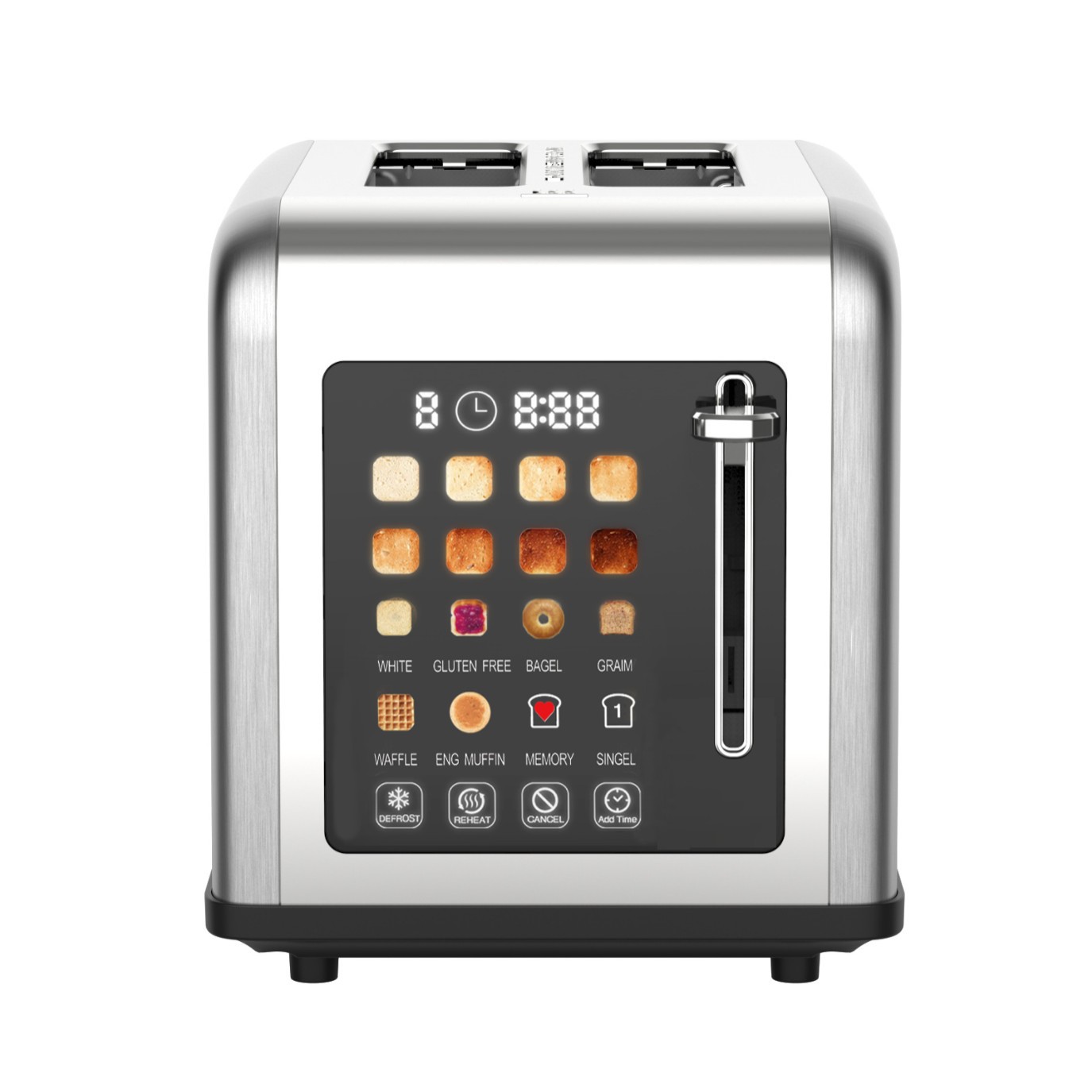 [Factory Direct Sales] Toaster Lcd Display Breakfast Machine Toaster Driver Fully Automatic Toast Driver
