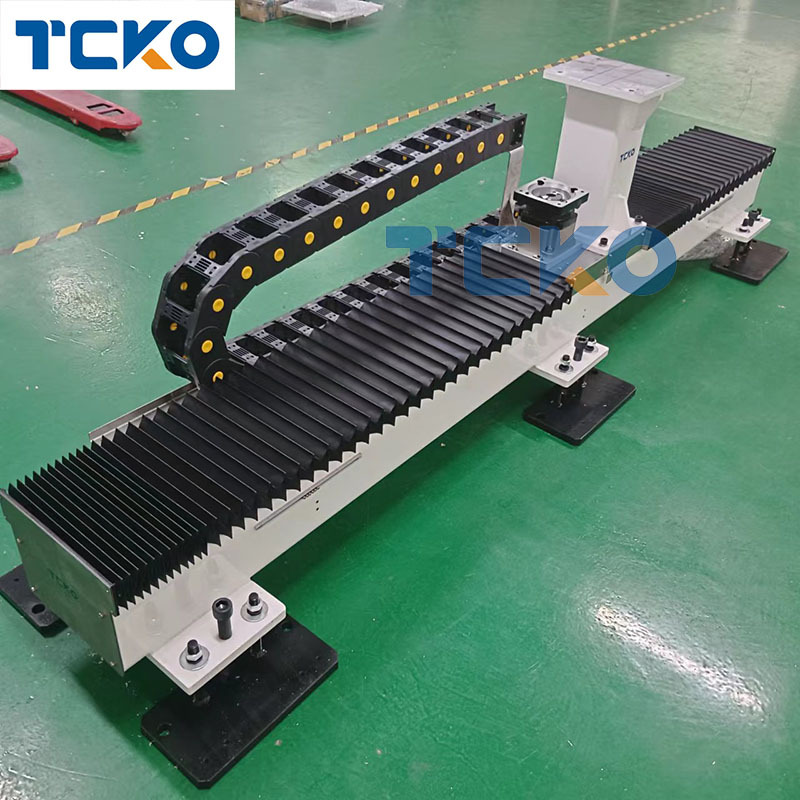 TCKO风琴罩全封闭机器人第七轴行走轨道适用工业搬运机器人行走轴