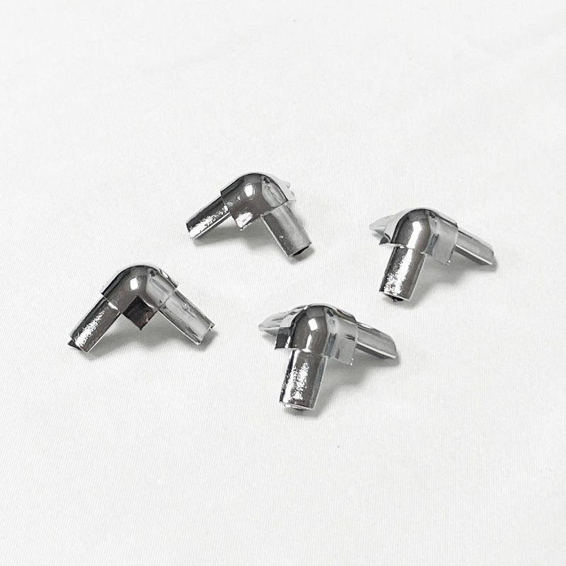 Manufacturer Wholesale Luggage Hardware Accessories Plastic Three-Way Aluminum Box Connection Accessories Chrome Three-Way Three-Way Connector