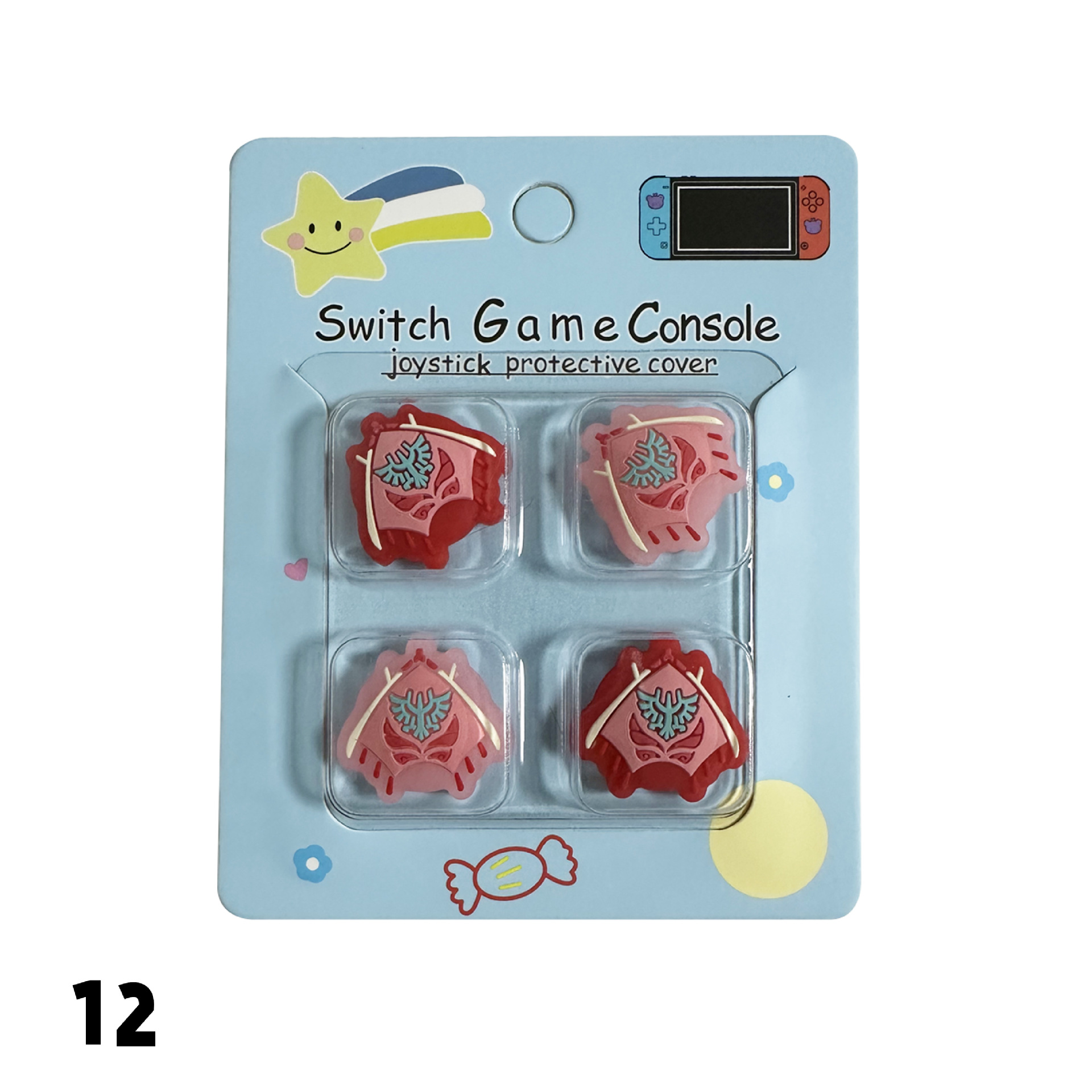 Tapa basculante de silicona de Nintendo Switch de dibujos animados NS Lite tapa basculante tapa protectora mango tapa protectora basculante