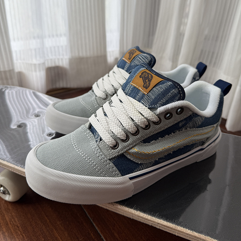 Calle americana de anajuez gordo zapatos de pan de moda lujoso ligero hombre y mujer de verano baja ligera transpirable zapatos de skate casuales