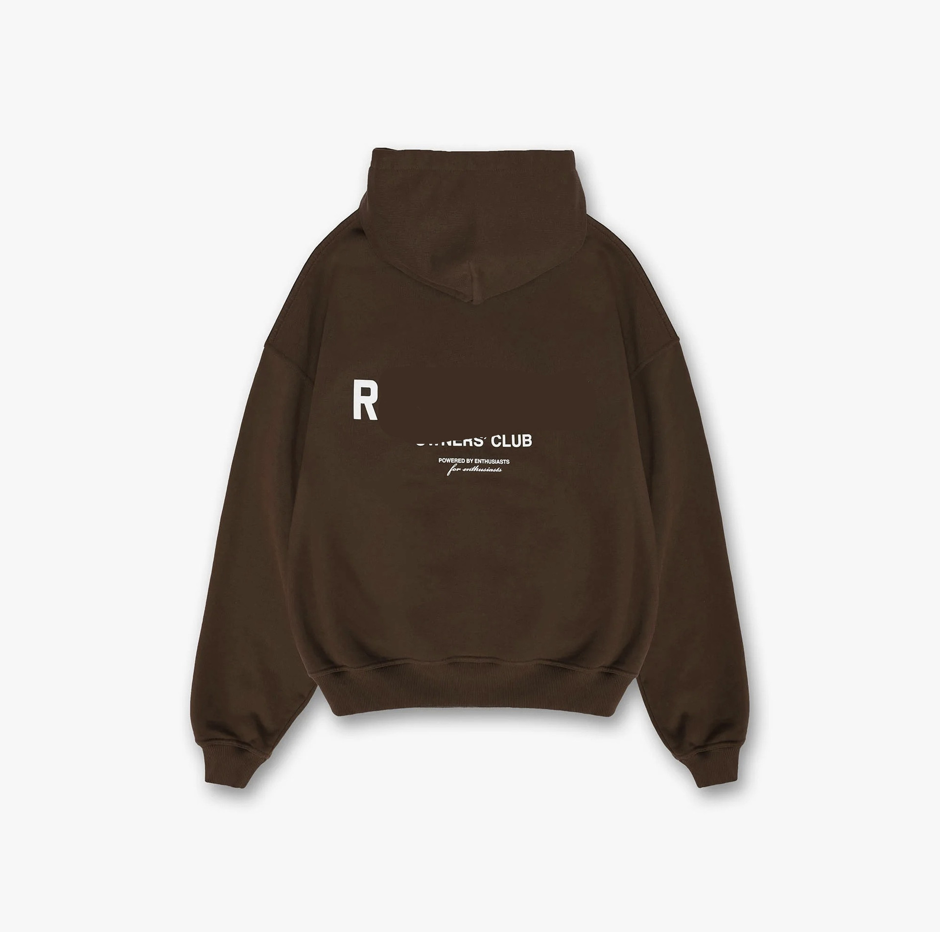 thumbnail for R Simple letter logo high street hooded sweatshirt high street hooded sweatshirt trendy couple top