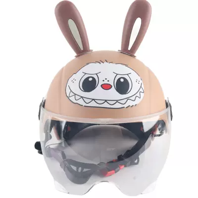 Motorcycle Safety Supplies Riding Labubu Cute Cartoon