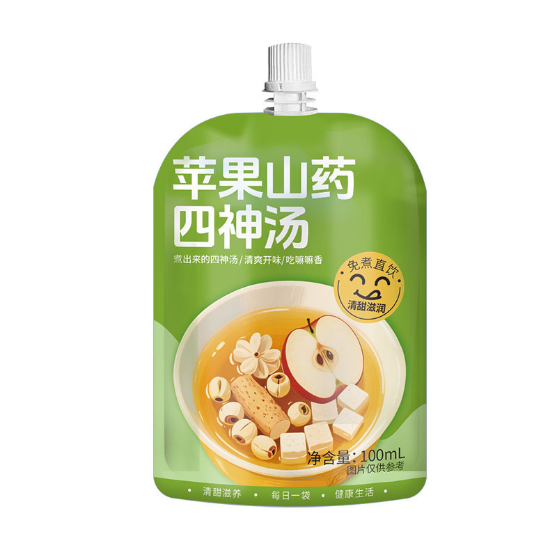 苹果山药四神汤免煮直饮山药苹果水茯苓莲子芡实山药汁饮独立包装|undefined
