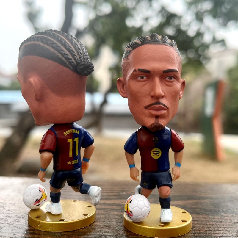Jugador estrella Benzemahaland Vinicius C Ronaldo Messi Naymar Doll Mbappé Doll