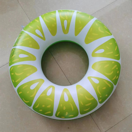 Wholesale PVC Inflatable Toys Fruit Swimming Ring Set Water Sports Interactive Entertainment Props Fun Parent-Child Buoy