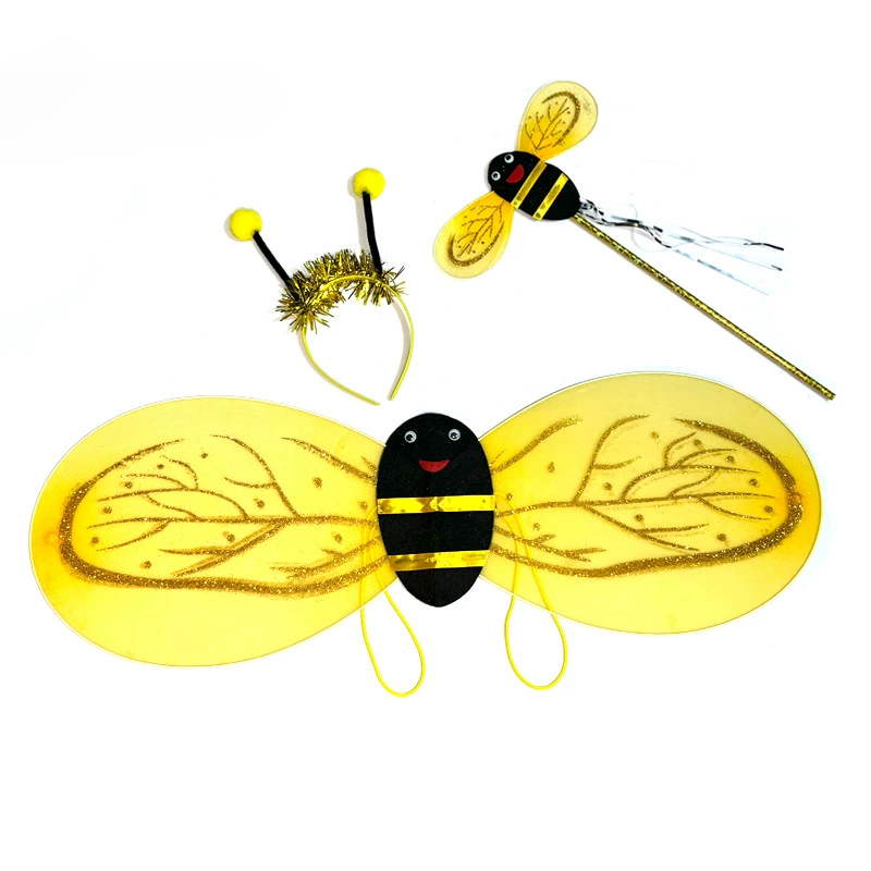 Children's yellow set, suit, halloween, for International Children’s Day performance, 4 piece set