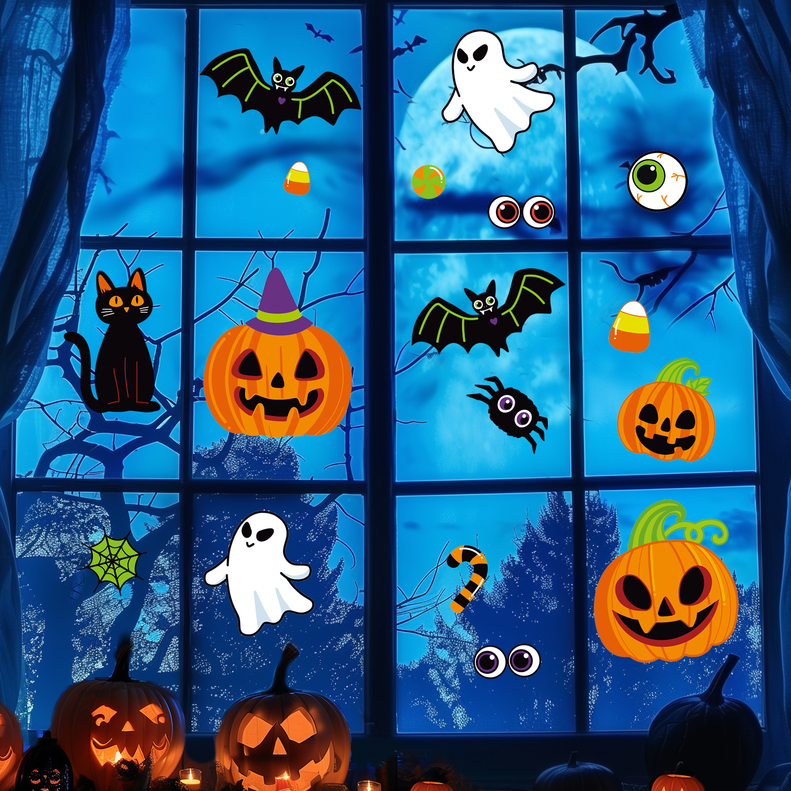 Halloween Festival Halloween Simple Style Animal Pumpkin Ghost PVC Halloween