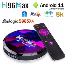 H96 Max X4 機頂盒S905X4 Android 11.0 8K外貿專供 網絡電視盒子