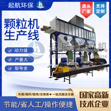 生物质颗粒机全套生产线时产1-10吨厂家高产全自动木屑秸秆颗粒机