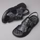 Slippers Men's Summer Outfit Non-Slip Trap Thick Bottom Slides Outdoor Sports Driving Dual-Use Beach Sandals