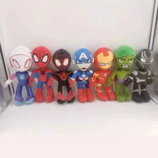 跨境动漫电影复仇者平行宇宙spiderman 蜘蛛侠毛绒公仔玩具可爱