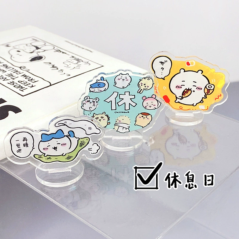 Китайская соцсеть Xiaohongshu Chiikawa Cartoon Ackli Лейтенант Милая маленькая Байи Креативное настольное украшение Подвесное украшение Оптовая продажа