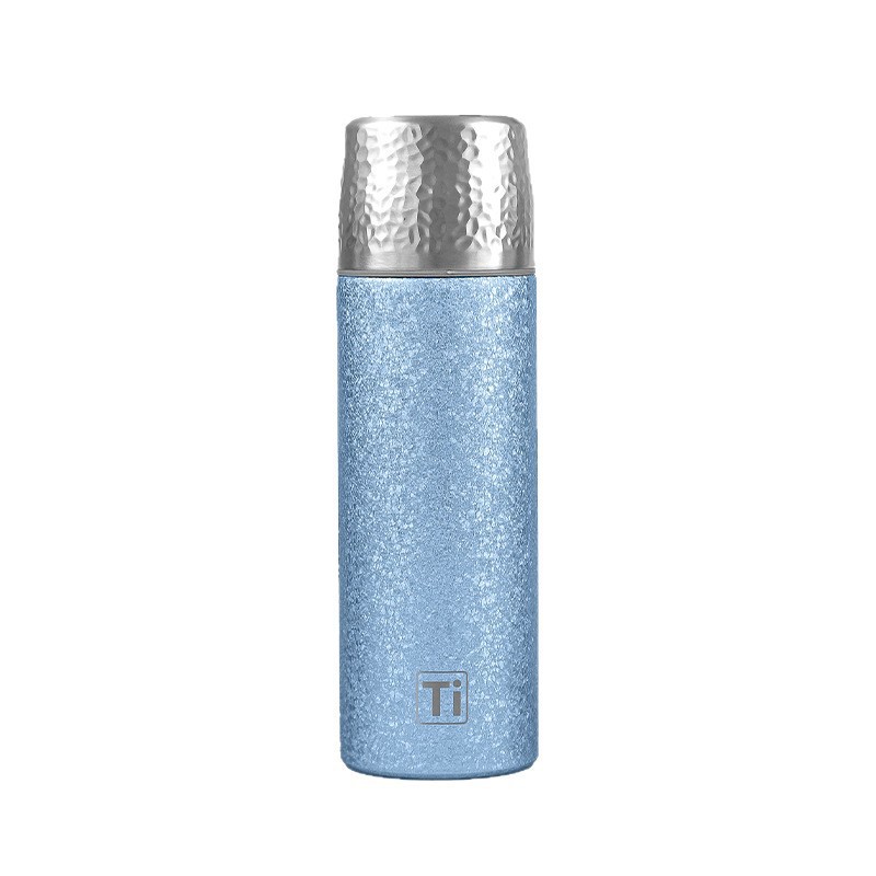 Taza de titanio de negocios para hombres, taza de aislamiento de titanio, separación de agua de té, regalos de lujo ligero, set de regalos de negocios, taza de té
