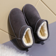 2022新款雪地靴女鞋冬雪地棉鞋平底舒適保暖百搭加絨短低筒棉靴子