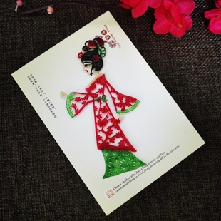 Shaanxi Shadow Puppet Ornaments, Souvenirs, Folk Handicrafts, Shadow Puppet Decorative Paintings, Frames, Chinese Style Small Gifts