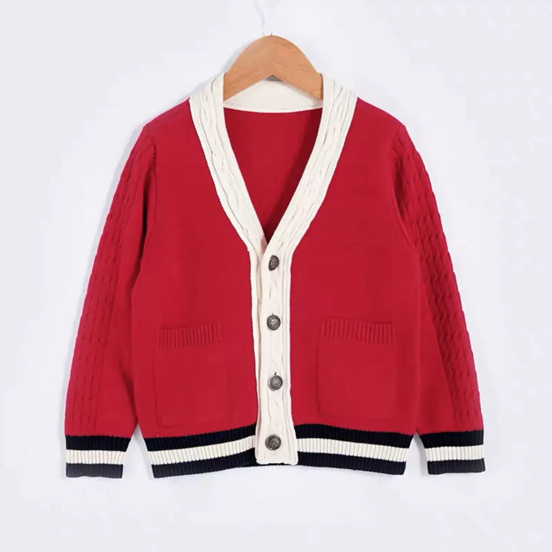 现货 幼儿园园服秋冬装小学生校服春秋季毛衣儿童班服 英伦风