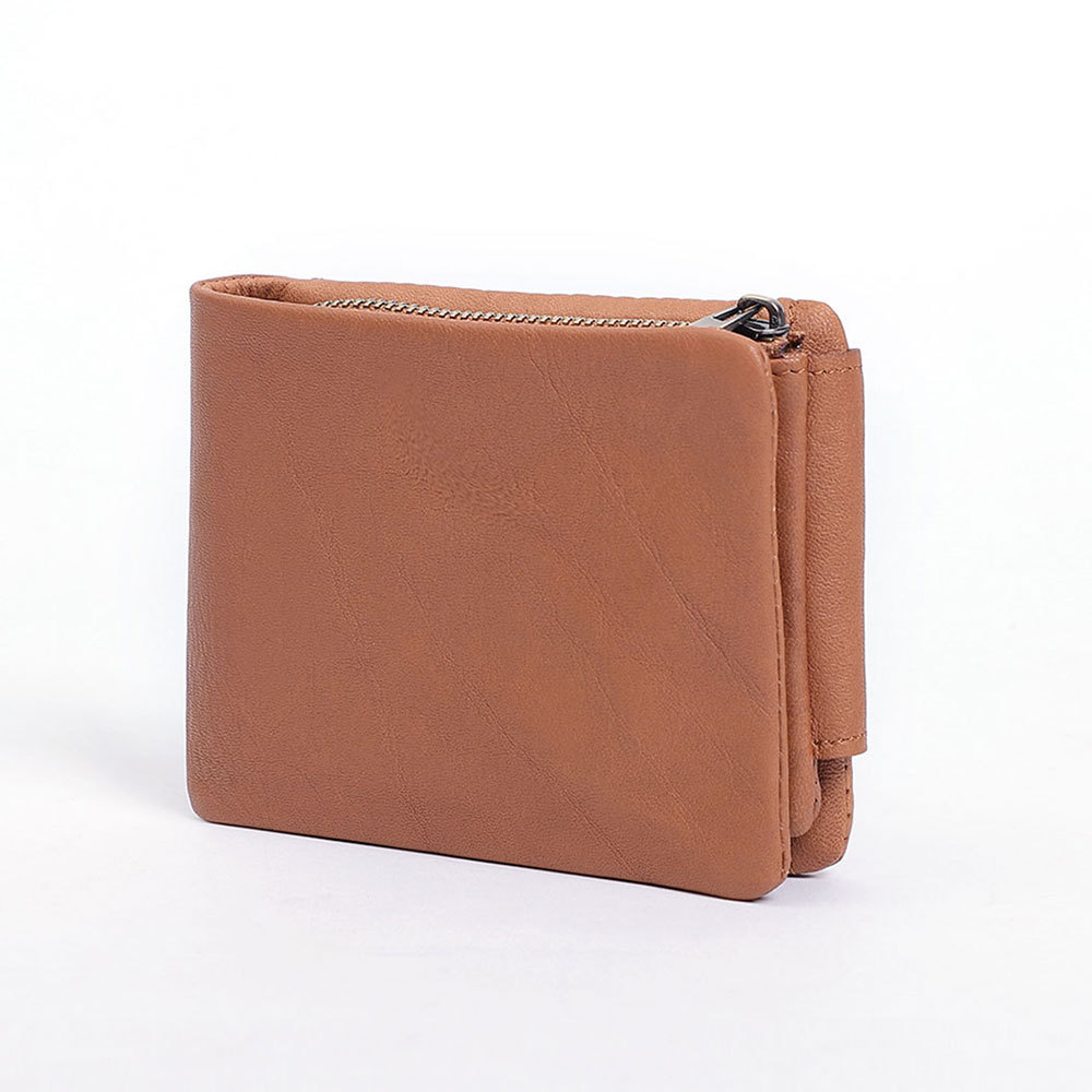 short leather wallet