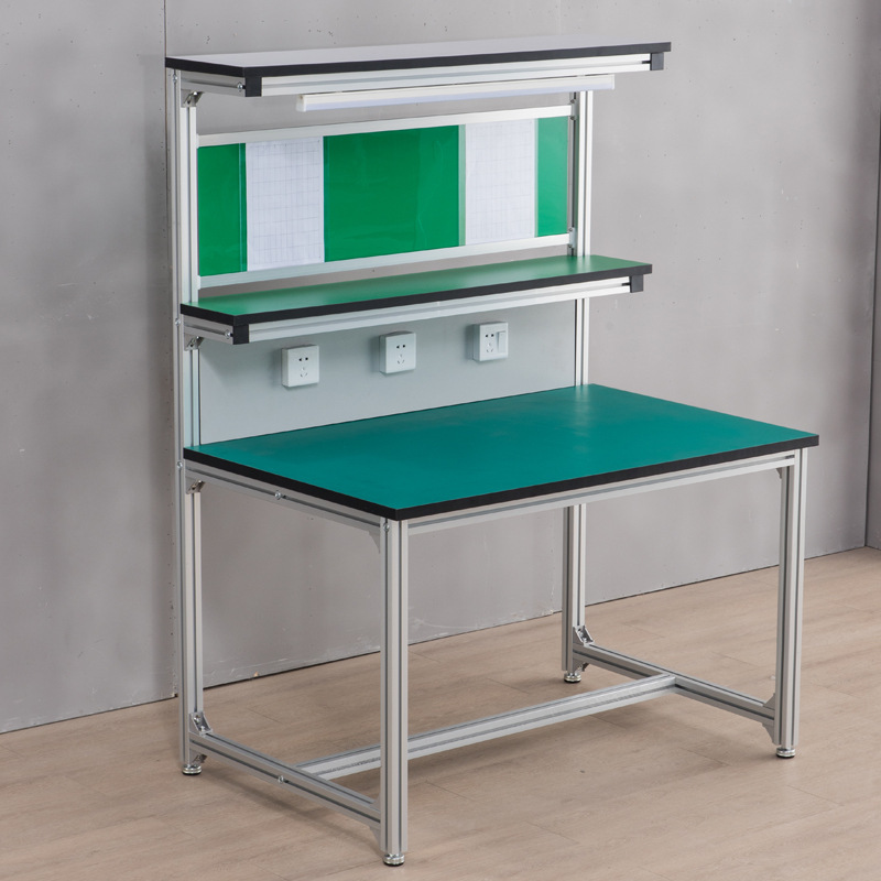 铝合金工作台 钳工维修操作工作台流水线铝型材防静电工作台