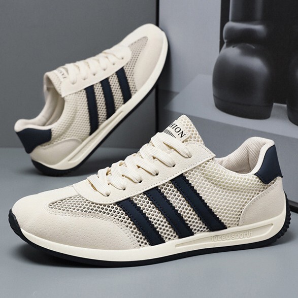 New Forrest Gump Men's Sports Shoes Cross-Border Spring and Summer Mesh Breathable Casual Shoes Fashionable Soft-Soled Anti-Skid Shoes